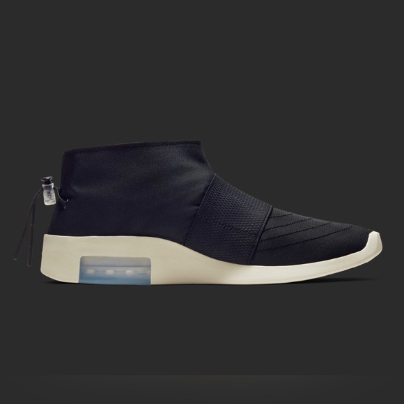 EUC Men’s Size 6.5/Women’s Size 8 Nike X Fear Of God Moccasin Sneakers In Black - Picture 1 of 15